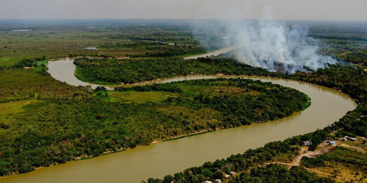 Lançamento da Operação Pantanal 2 para combate ao incêndio na região

Foto: Mayke Toscano/Secom-MT