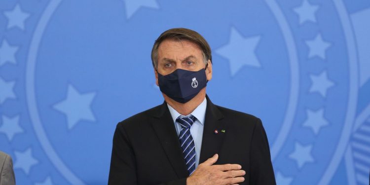 O presidente da Repùblica, Jair Bolsonaro, durante a cerimônia de assinatura da Medida Provisória que moderniza o ambiente de negócios no país (Índice Doing Business). foto: Fabio Henrique Pozzebom