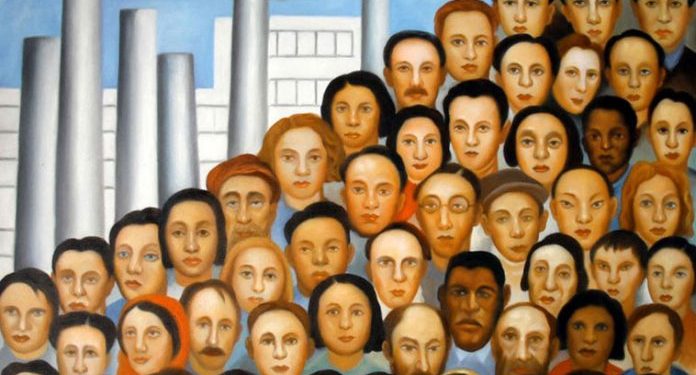 Operários, Tarsila do Amaral, 1933.