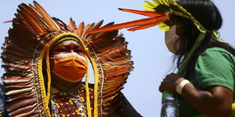 2ª Marcha Nacional das Mulheres Indígenas, em Brasília. - foto: Marcelo Camargo