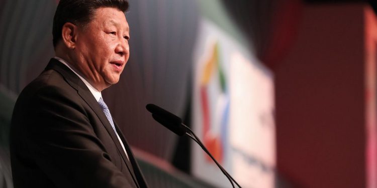 (Brasília - DF, 13/11/2019) Palavras do Presidente da República Popular da China, Xi Jinping.\nFoto: Marcos Corrêa/PR