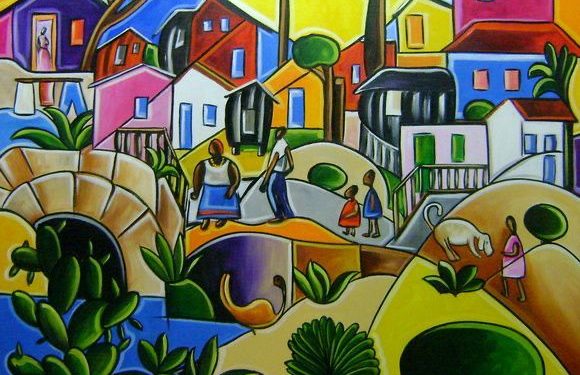 Morro da Favela - Tarsila do Amaral