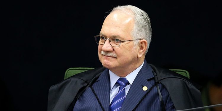 Brasília - O ministro Luiz Edson Fachin participa de sessão da segunda turma do Supremo Tribunal Federal.(Marcelo Camargo/Agência Brasil)