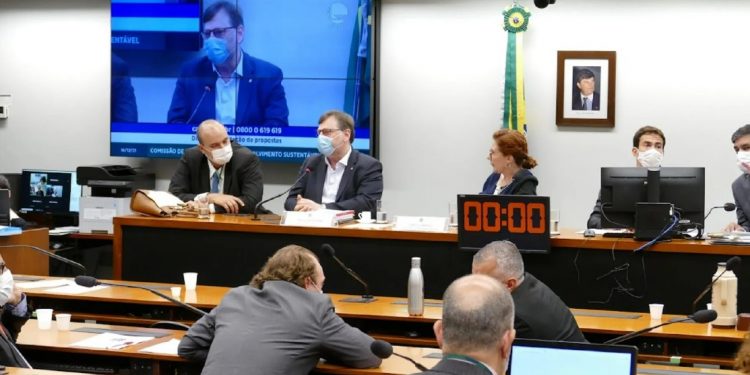 Reunião deliberativa da Comissão de Meio Ambiente e Desenvolvimento Sustentável da Câmara. Dez/2021. Foto: Agência Câmara