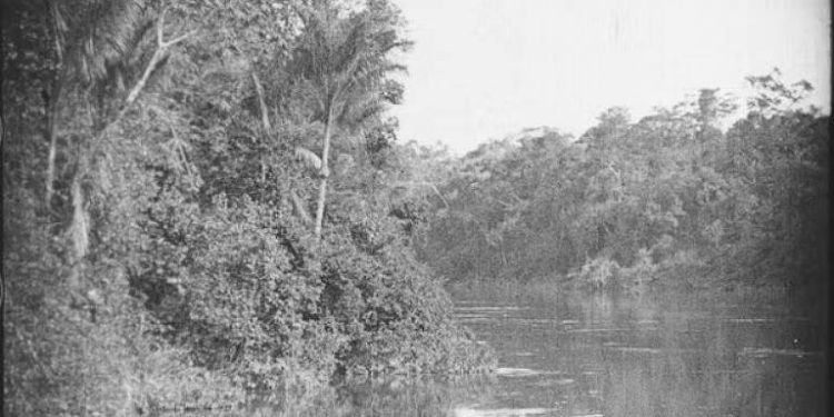 Imagem do filme 'Amazonas, Maior Rio do Mundo', feito por Silvino Santos em 1918 - Národní filmový