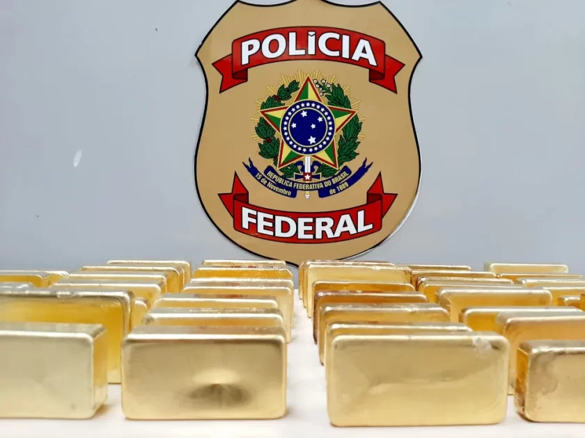 Maior apreensão de ouro da história: PF confisca 47 kg de ouro de garimpo da Amazônia