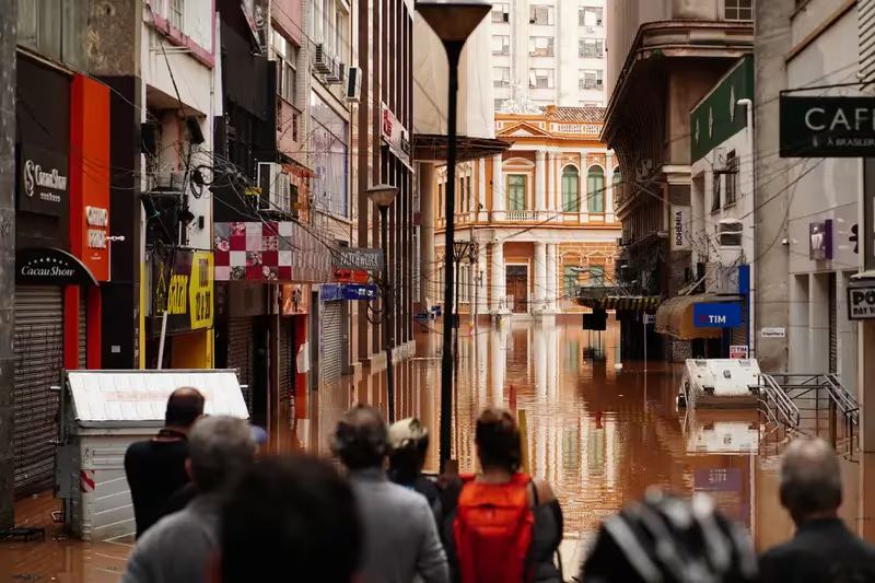 devastação climática