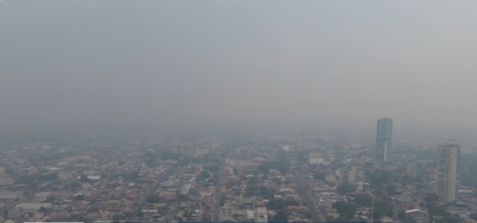 Fumaça de incêndios chegou a suspender voos em Santarém