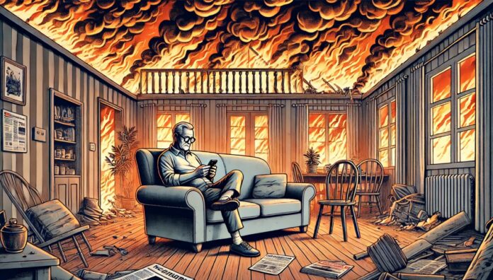 Negacionismo climático em alta.