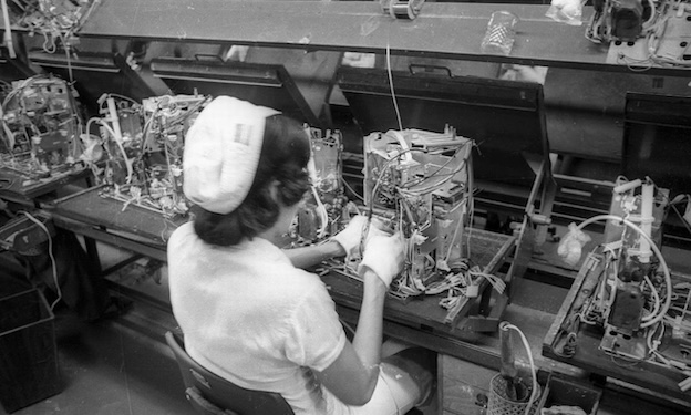 Registro histórico de linha de produção da ZFM.