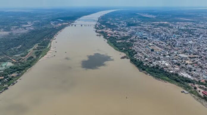 Rio Madeira em Porto Velho.
