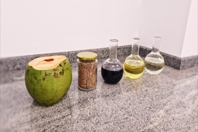 Biocombustível de coco verde une inovação, economia circular e menos lixo nas ruas.