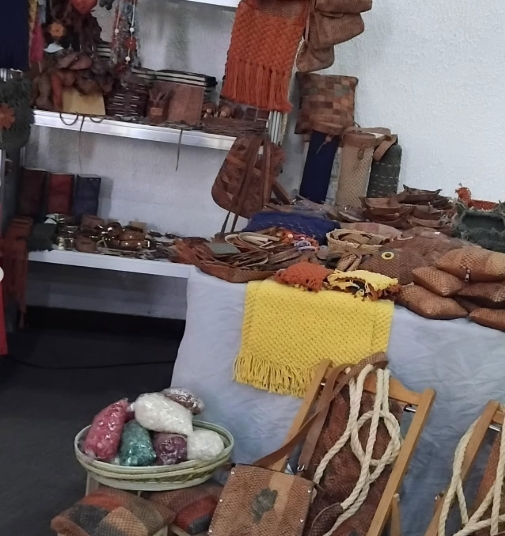 Produtos Ecotilápia na rodada de negócios Sebrae/Bahia.