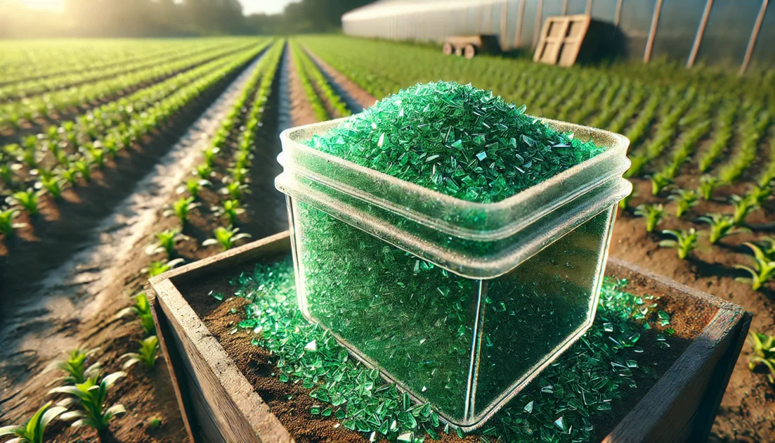 Novo fertilizante de vidro evita perdas com chuva e vento e alimenta o solo por mais tempo.