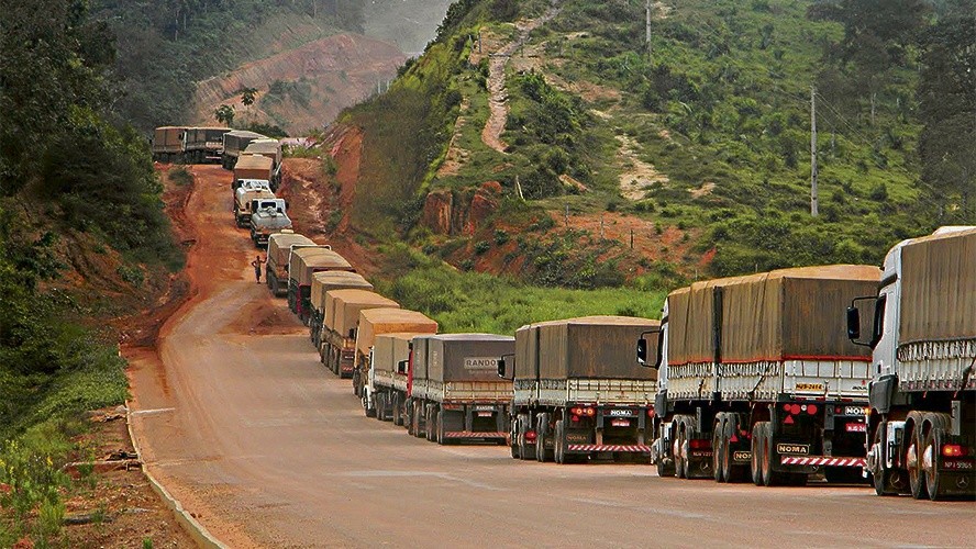 logística na Amazônia 