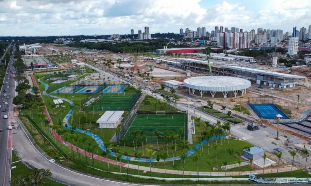 Imagem do Parque da Cidade, uma das obras construídas para sediar a COP30 em Belém. 