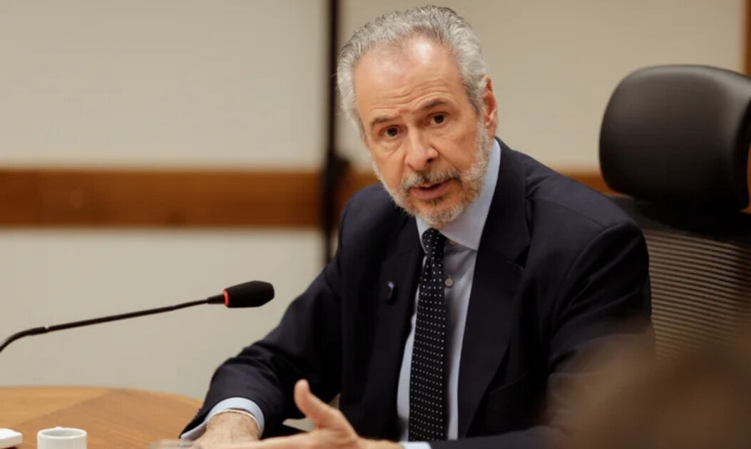 André Corrêa do Lago, presidente da COP30, em coletiva de imprensa sobre a conferência.