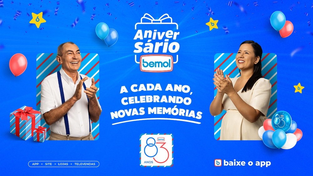 Bemol comemora 83 anos com cabines de CDs dos anos 2000 2 WhatsApp Image 2025 08 13 at 15.50.47