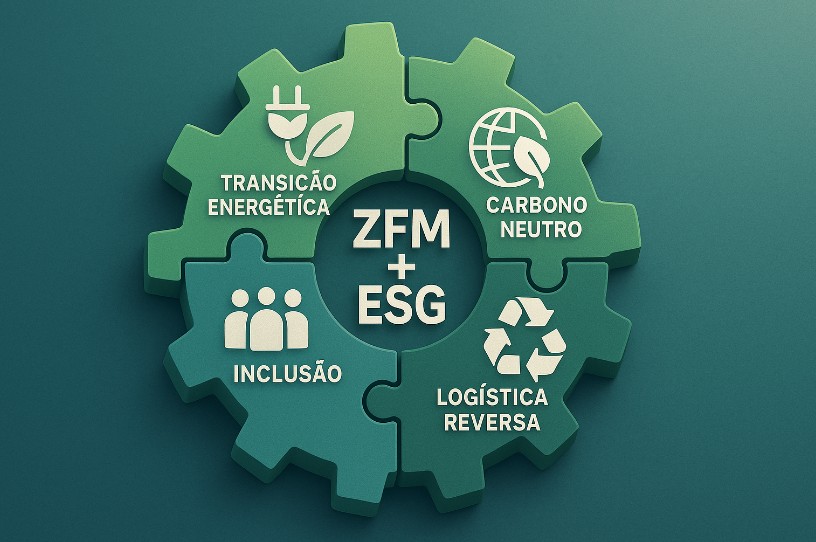 ZFM ESG engrenagem foto ia