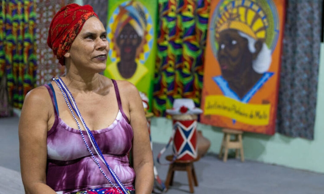 Moradora simbolizando o impacto positivo da Trilha Amazônia Atlântica.