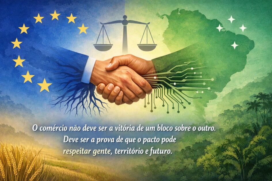 O acordo comercial entre União Europeia e Mercosul, negociado desde 1999, entrou novamente na sua fase mais sensível: a fase em que a técnica já entregou quase tudo — e a política tenta reescrever o tempo. Nesta quarta (17) e quinta (18), Giorgia Meloni elevou o custo de uma assinatura imediata ao afirmar que a Itália não apoia o acordo “nas condições atuais” e que seria “prematuro” concluir o processo antes de um pacote adicional de salvaguardas e reciprocidade para proteger agricultores. 