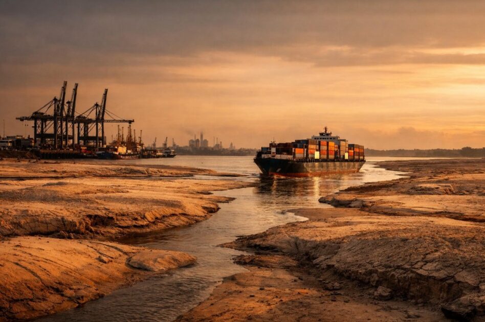 logistica na seca imagem IA