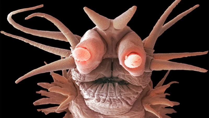 Verme-Zumbi (Osedax mucofloris)